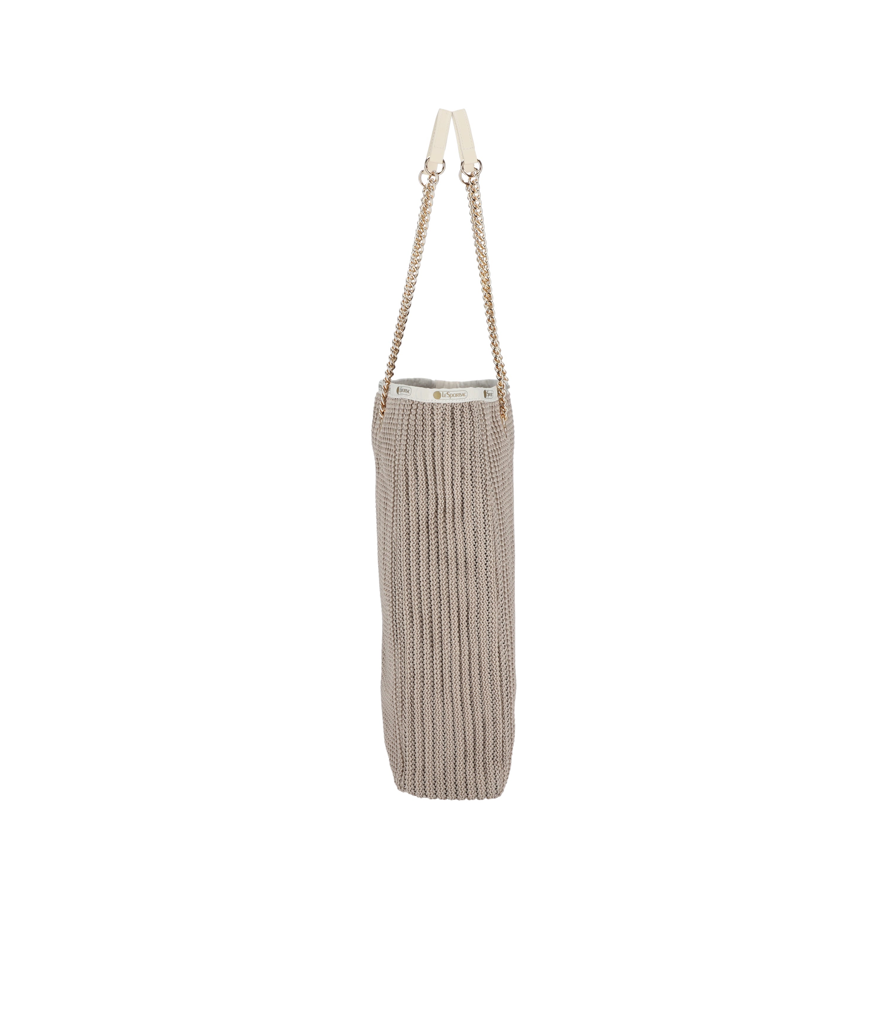 Chain Crochet North/South Tote Bag - Handmade Bohemian Beach Tote for Women - Perfect for Summer, Travel, and Shopping