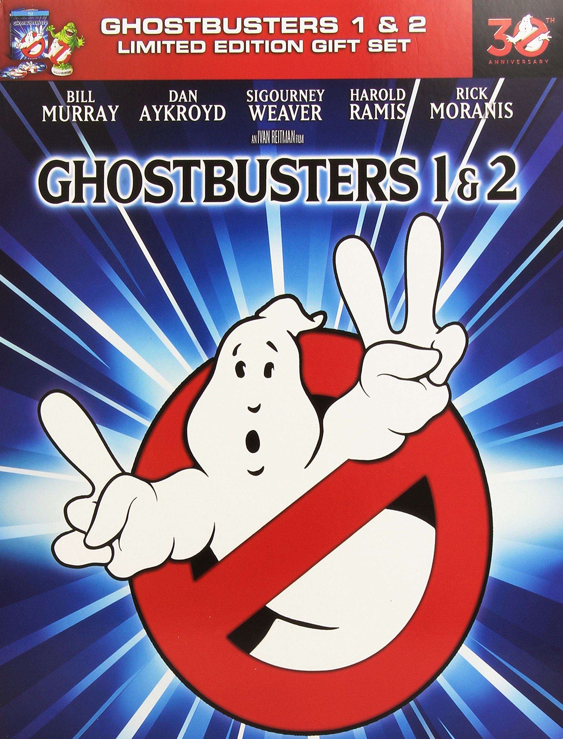 Ghostbusters & Ghostbusters 2 Movie Collection Gift Set - Perfect for Halloween, Movie Nights & Sci-Fi Fans