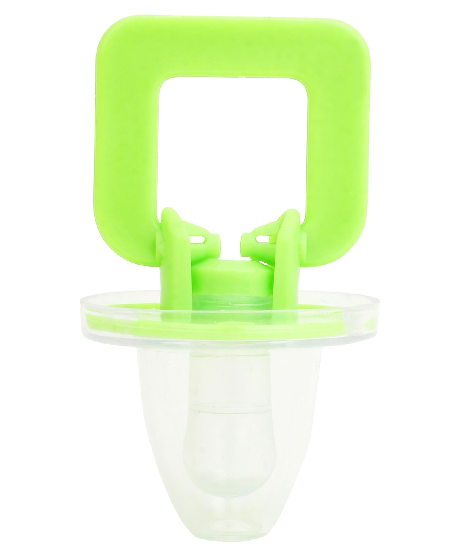 Joy Buzz BPA-Free Silicone Pacifier & U-Shape Toothbrush Combo for Babies 0-12 Months | Safe Infant Oral Care Set | Perfect for Teething Relief & Early Dental Hygiene (Green & Pink) | Ideal for Home, Travel & Daycare Use