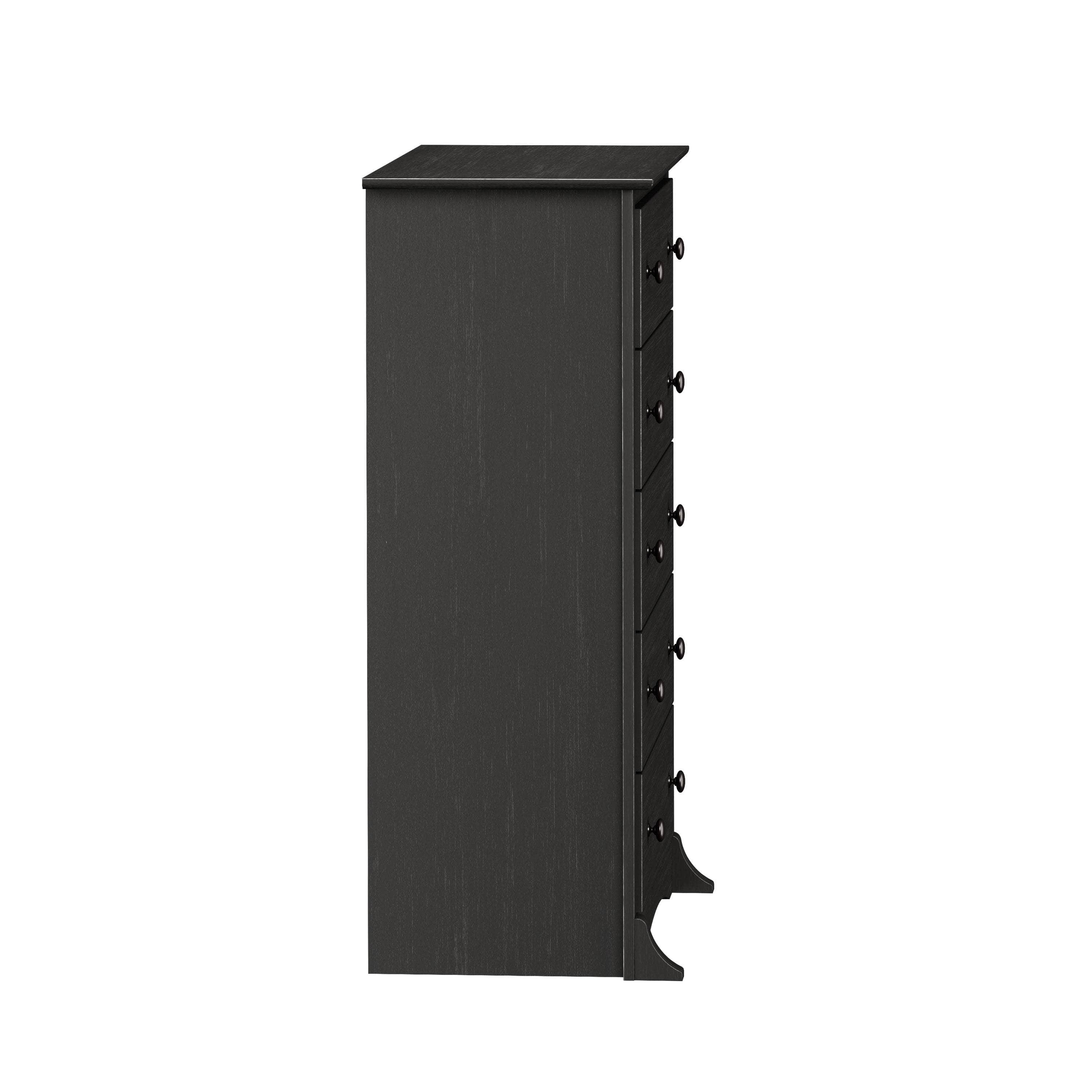 Sonoma 5-Drawer Dresser Chest - White, Black, Gray, Blue & Beige | Bedroom Storage Organizer for Clothes & Accessories