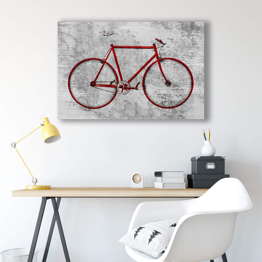 Outdoor Bike Giclee Canvas Wall Art - 12x18 Inches, Perfect for Bedroom, Living Room, House Decoration, and Home Art