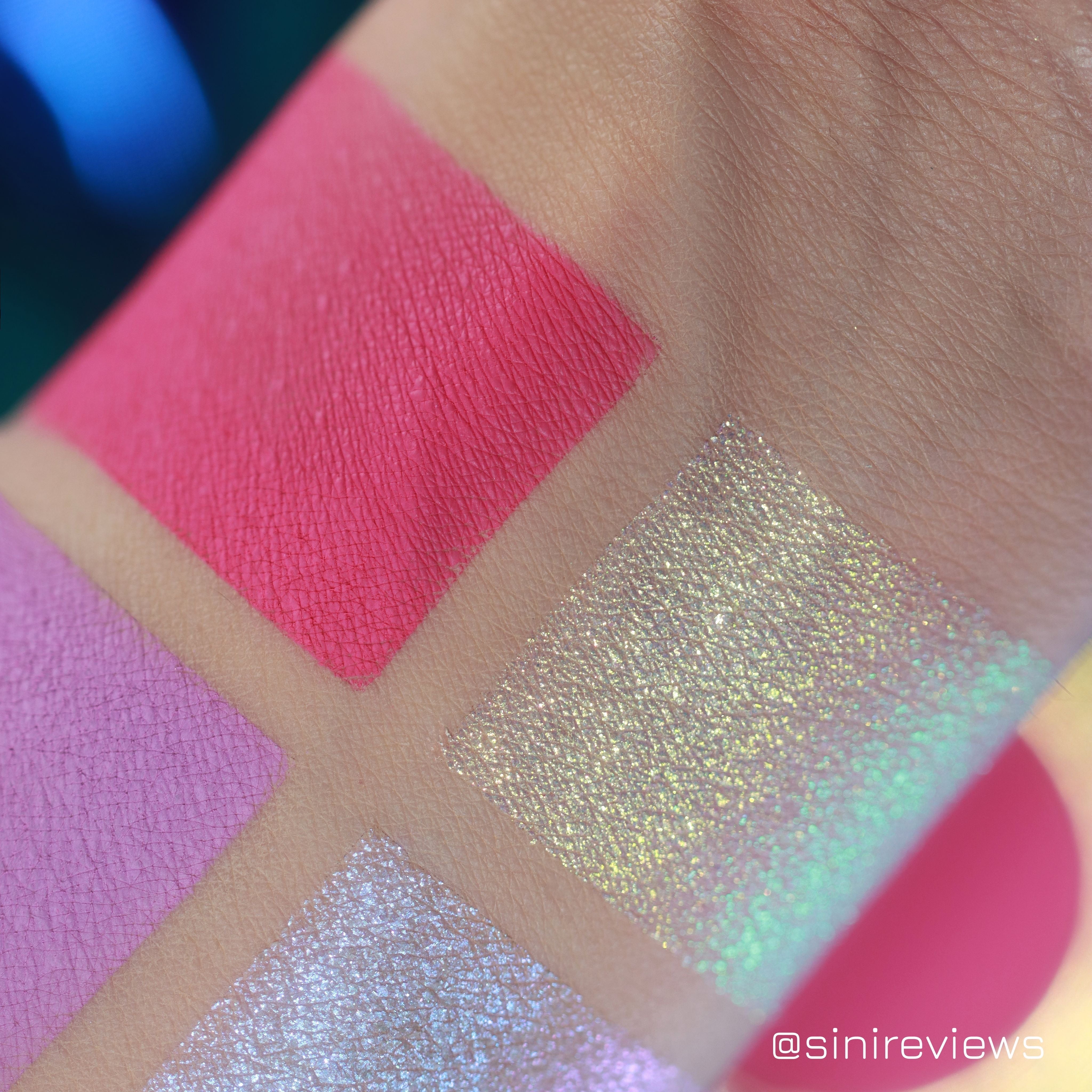 Mermaid Magic Face Palette - Highlighter & Blush Makeup Set for Glowing Skin | Perfect for Parties, Date Nights & Special Occasions