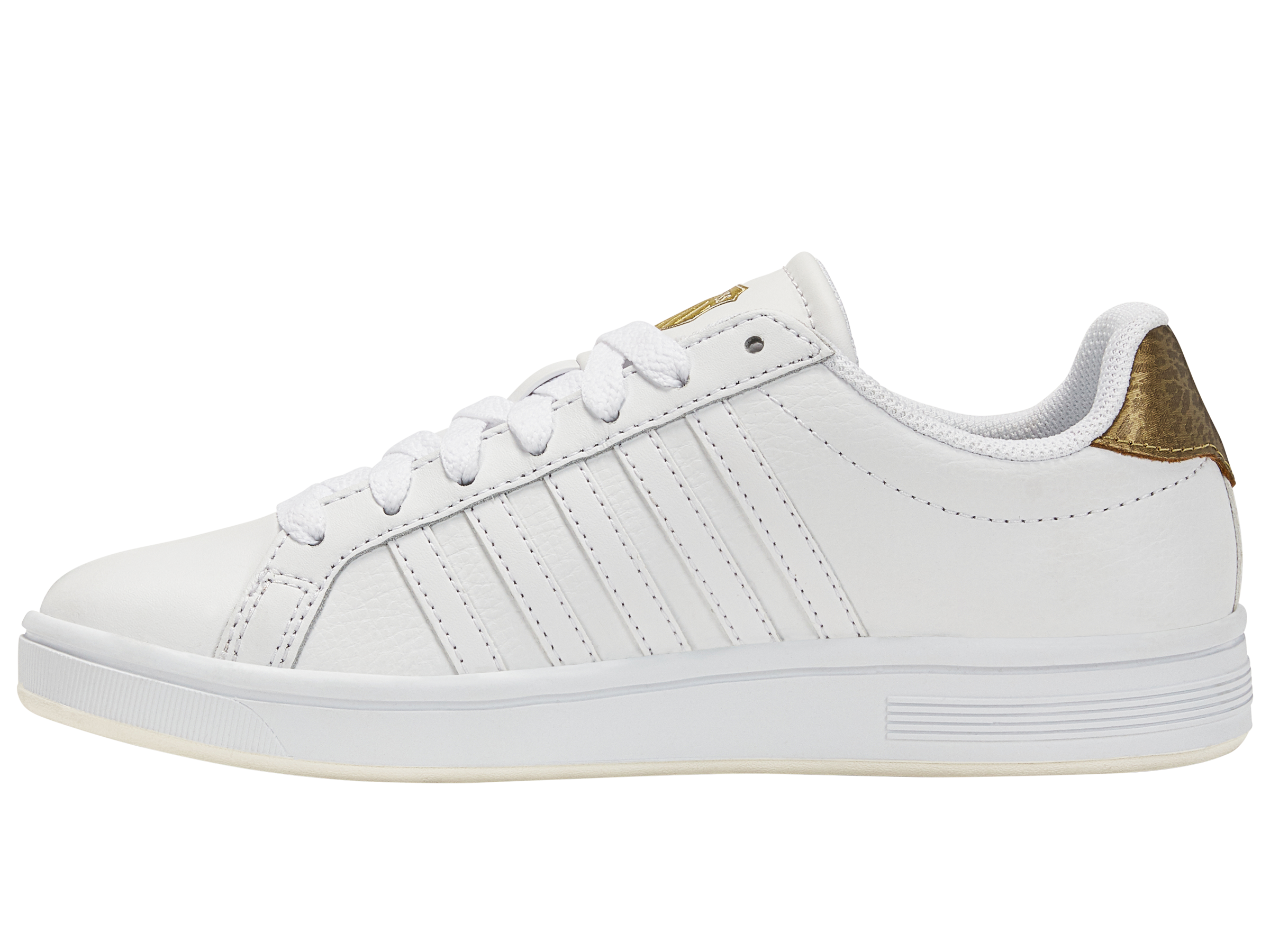 Nike Court Tiebreak Tennis Shoes 97011-158 - White/Gold Panther | Men's Tennis Sneakers for Court Performance & Casual Wear