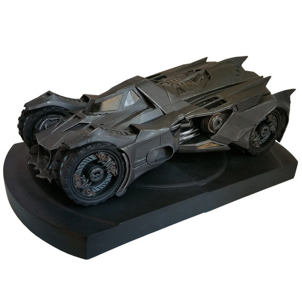 DC Comics Batman: Arkham Knight Batmobile Statue Bookend - Collectible Superhero Display for Home Office & Gaming Room Decor