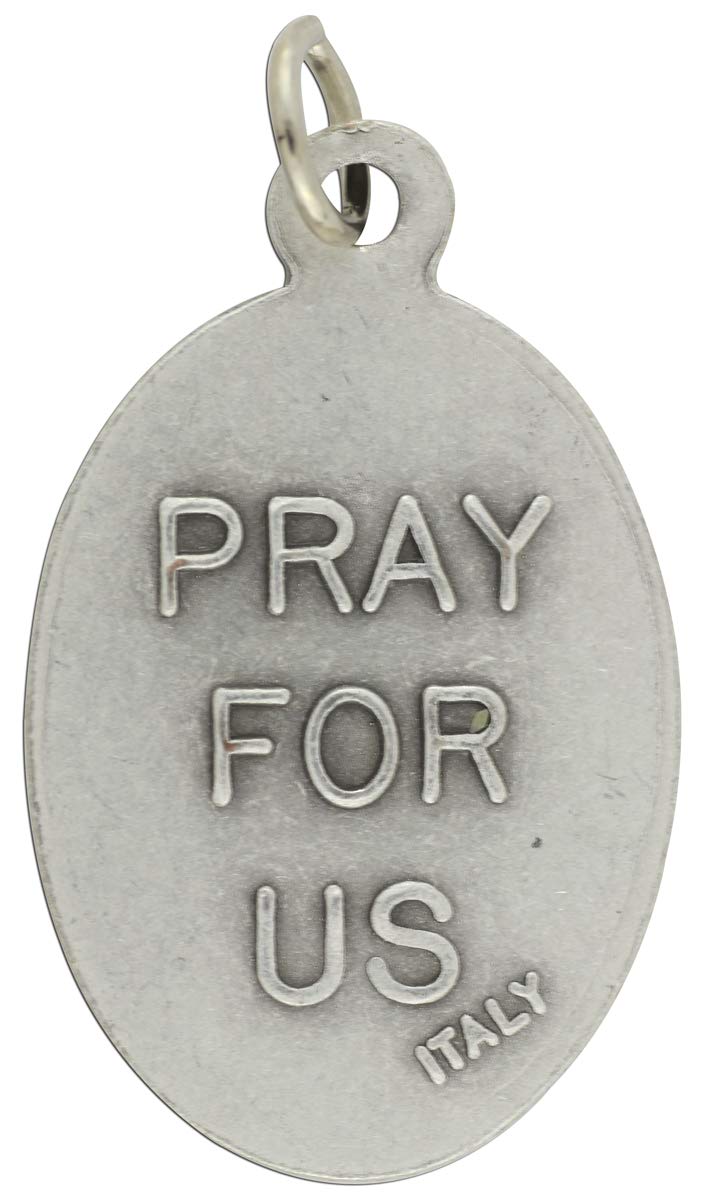 10pcs Our Lady Queen of Heaven Catholic Medal - Religious Jewelry for Prayer, Devotion & Gifts (Baptism, First Communion, Confirmation)