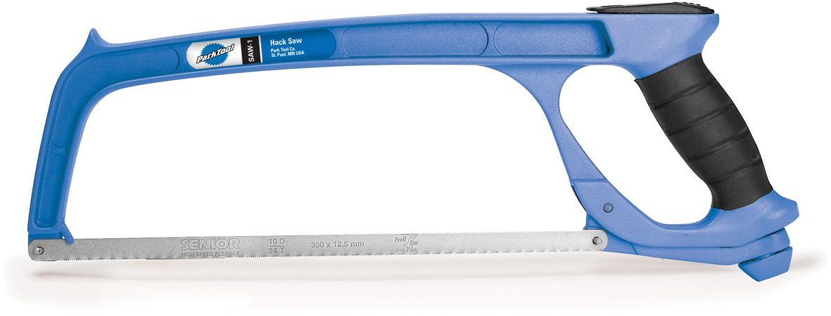 Park Tool 140347 Professional 12-Inch Hacksaw - Heavy Duty Metal & PVC Cutting Tool for Bicycle Repair, Plumbing & DIY Projects