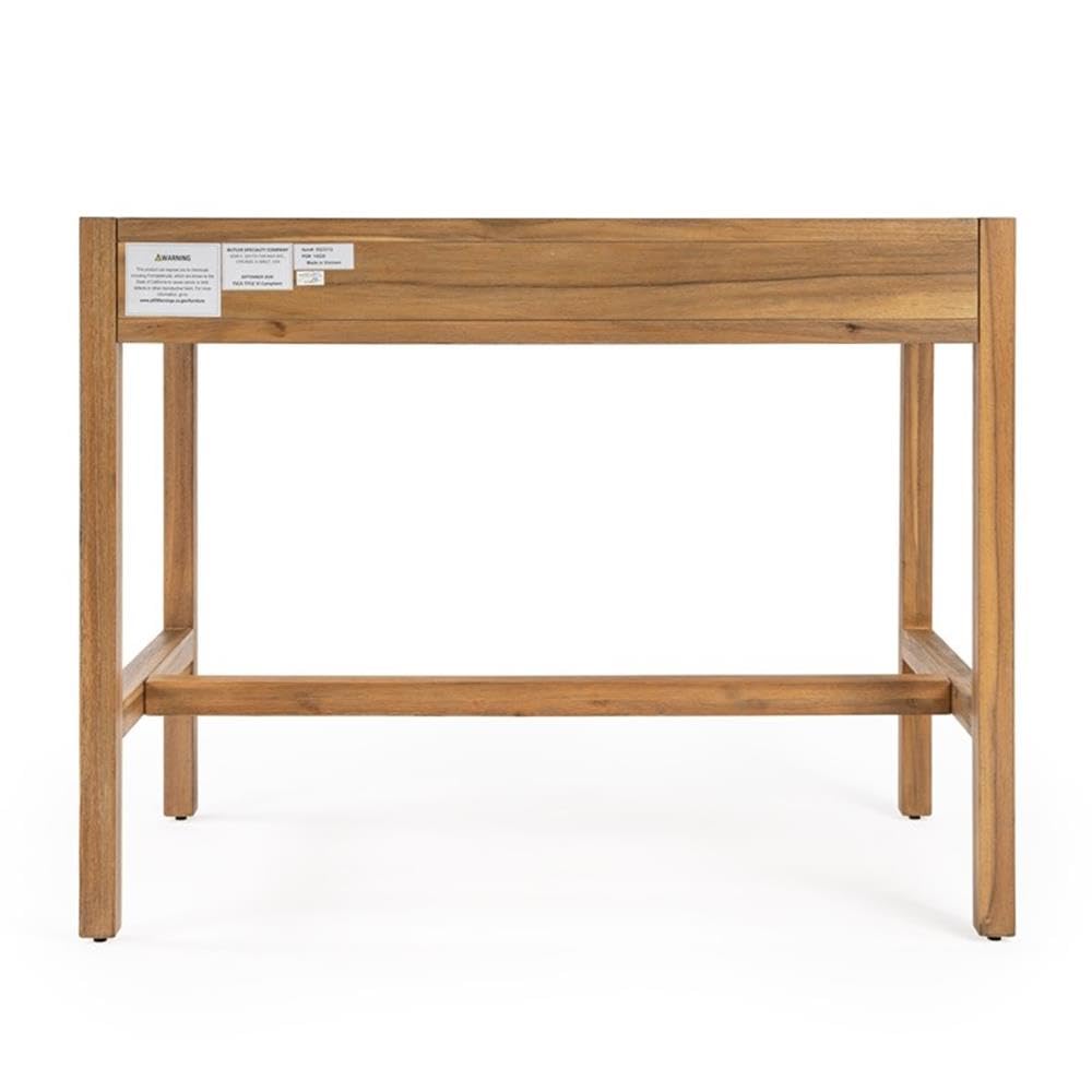 Beaumont Lane Solid Wood Writing Desk - Modern Home Office Furniture for Study & Work | Durable & Stylish Workspace Solution