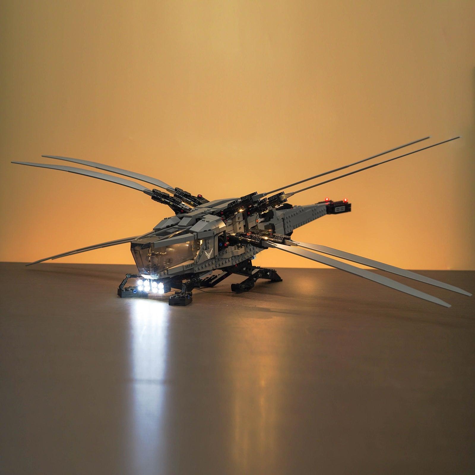 LEGO Icons Dune Atreides Royal Ornithopter 10327 Light Kit - LED Lighting Set for LEGO Building Models - Perfect for Display & Nighttime Showcase