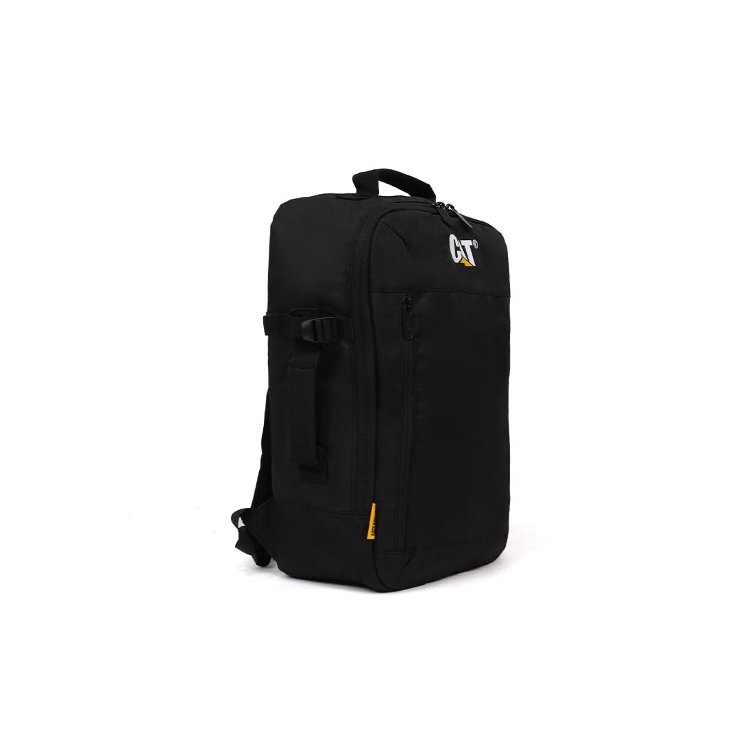 **Durable CAT Brand Backpack for Men & Women - Black, One Size Fits All - Perfect for Hiking, Travel & Daily Commute**