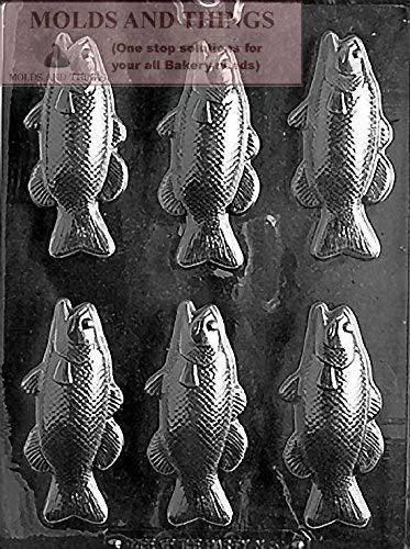 Bass Fish Chocolate Candy Mold - DIY Lollipop & Candy Making for Parties