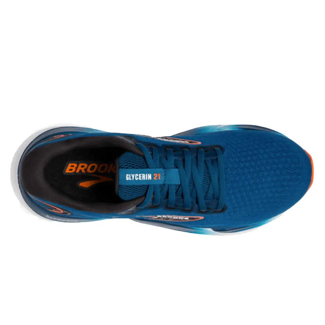 Men's Brooks Glycerin 21 Running Shoes (Wide Width) - Premium Cushioned Road Running Sneakers for Long Distance Training & Marathon