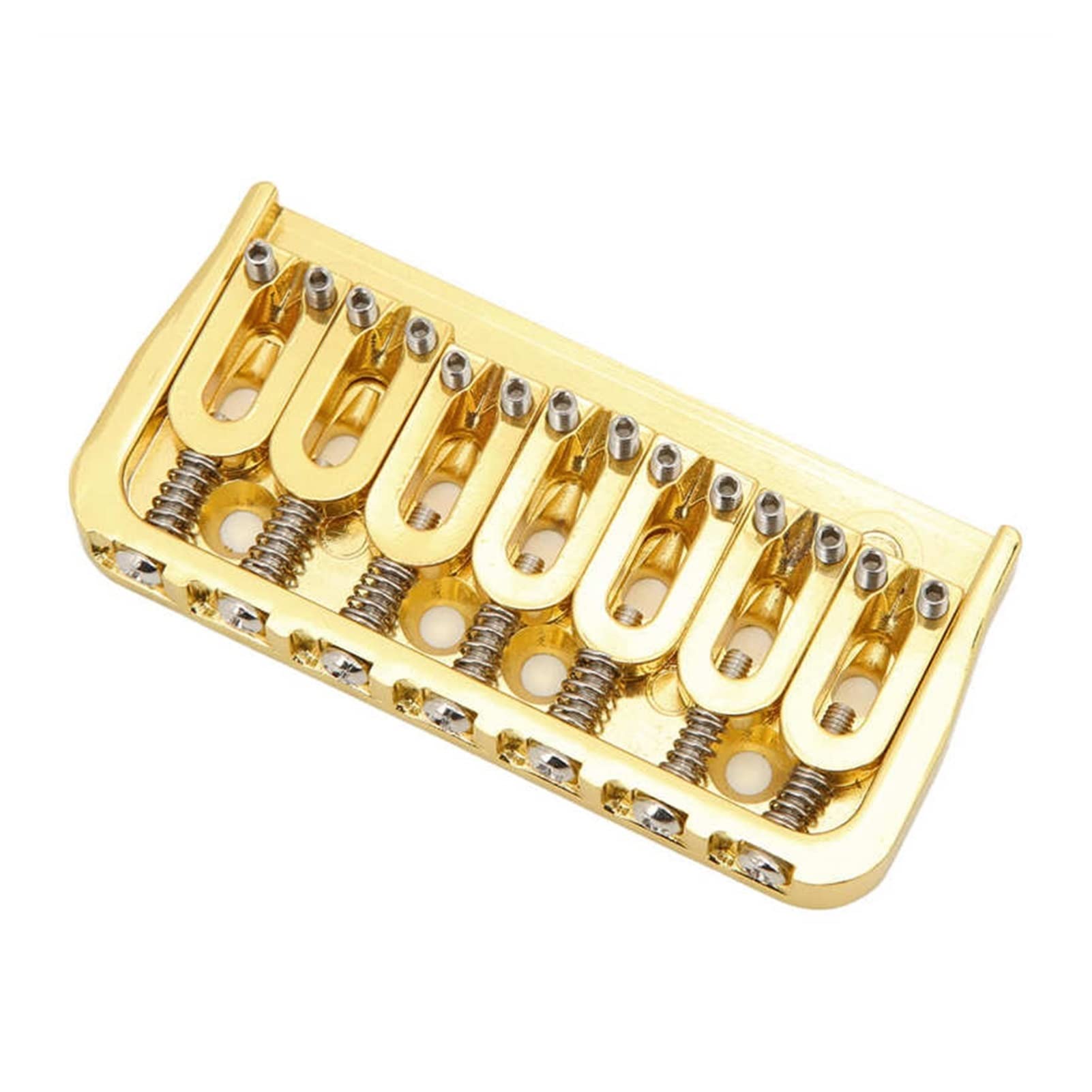 High-Quality Electric Guitar Hardtail Bridge - Fixed Short Bridge for Heavy Strings, Through-Body Design with Screw Mounting - Perfect for Rock, Metal & Blues Performances