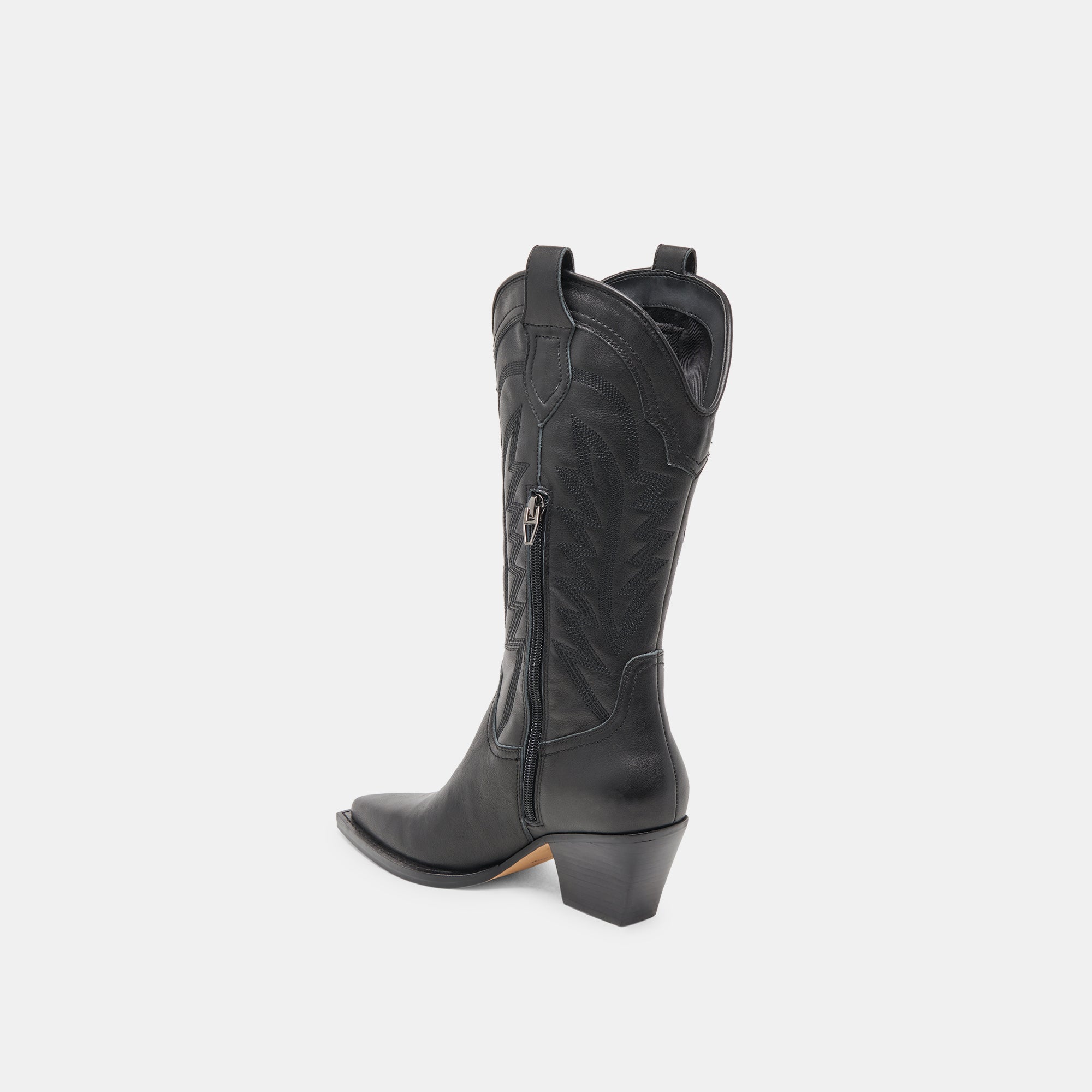 RYLAND Black Leather Boots for Men & Women - Stylish & Durable Footwear for Outdoor, Work, and Casual Wear