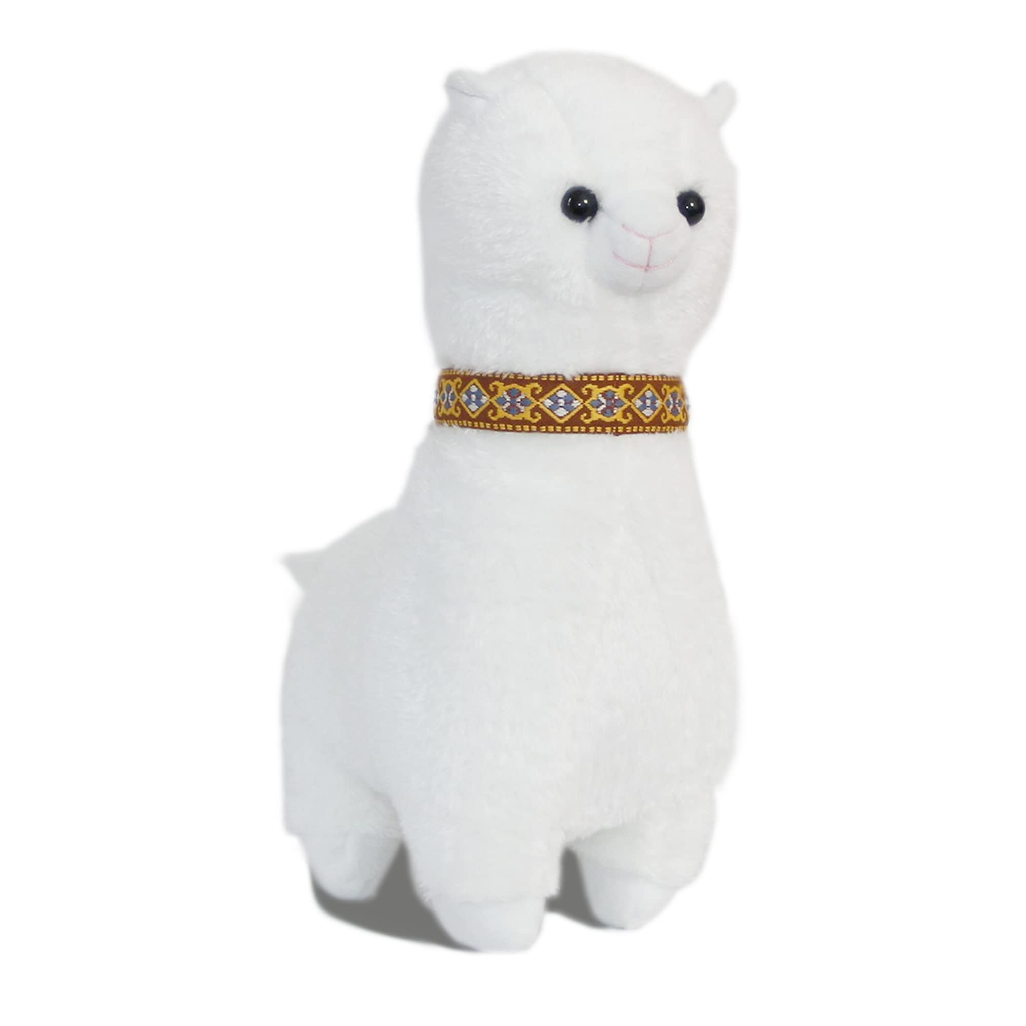 FORESTAR Glow in The Dark Plush Alpaca Toy - Ultra Soft Glowing Stuffed Animal for Kids & Toddlers | Non-Toxic Night Light Buddy | Perfect Birthday Gift, Bedtime Companion & Nursery Decor (Alpaca)