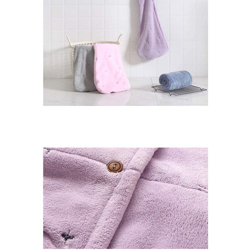 4 Pack Microfiber Hair Towel Wrap - Ultra Soft & Quick Drying Hair Turban for Women, Adults & Kids - Perfect for Shower, Spa, Swimming & Post-Workout Hair Care