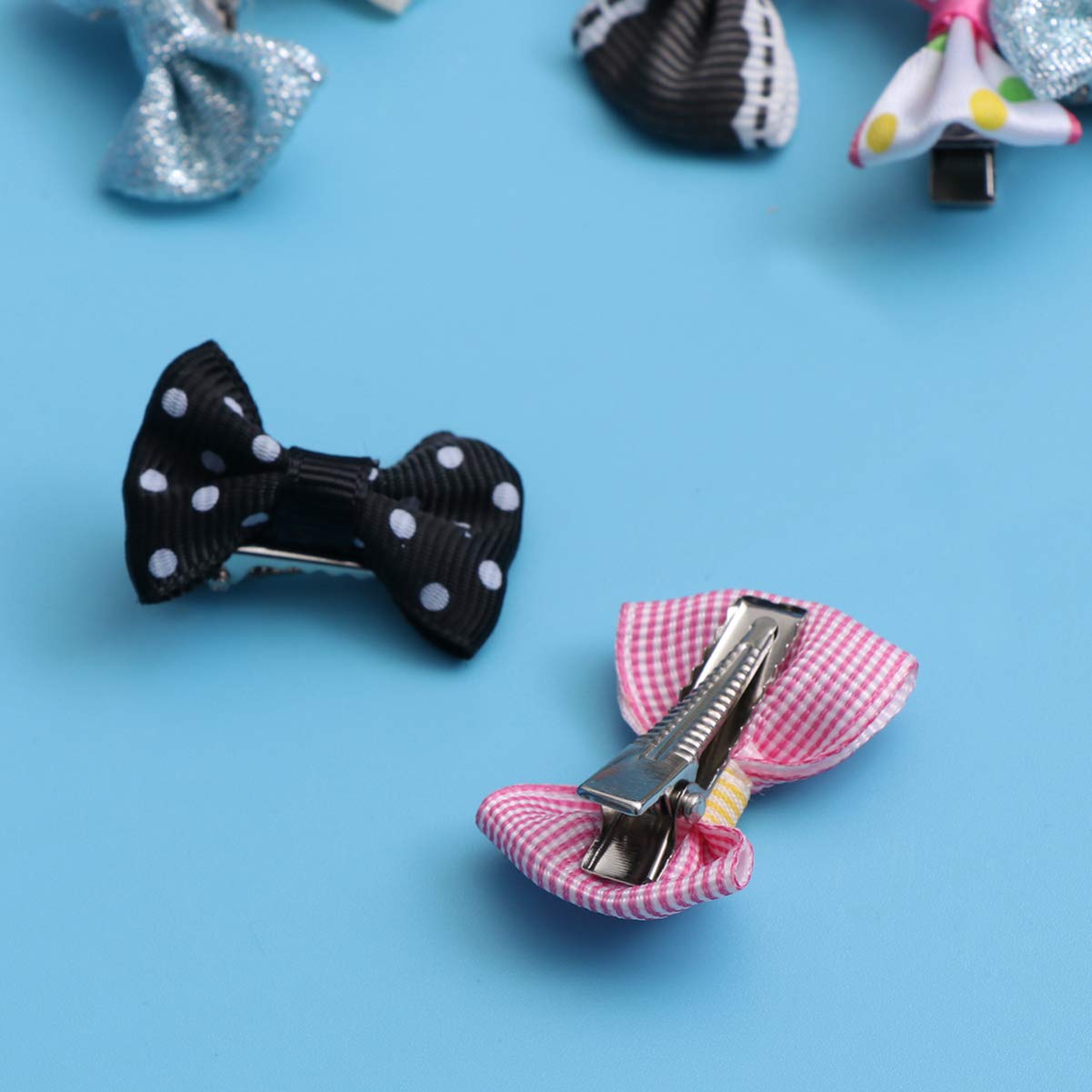 Balacoo 30pcs Small Dog Hair Bows with Clips - Pet Grooming Supplies for Puppies