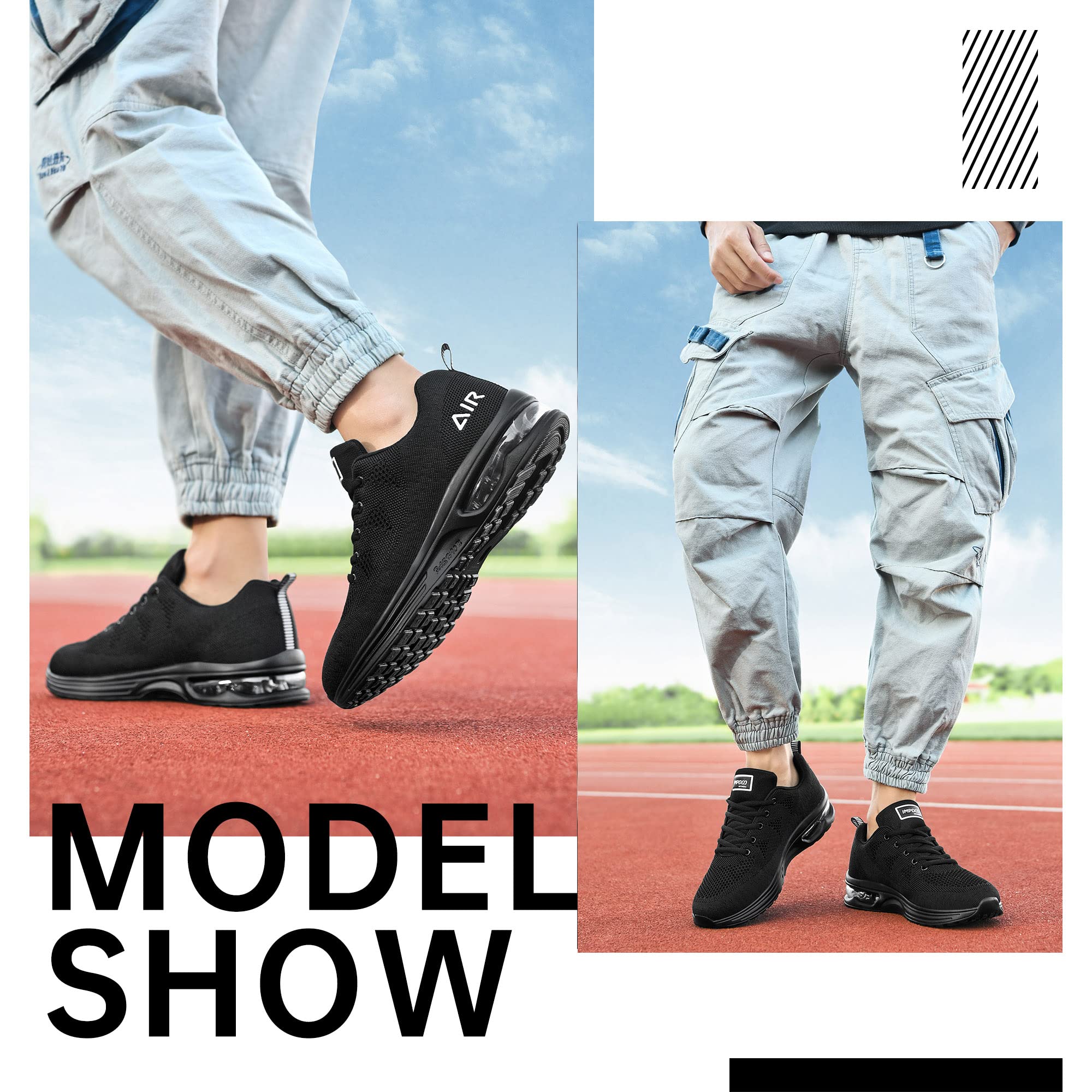 MEHOTO Men's Air Running Sneakers - Lightweight Athletic Shoes for Jogging, Gym, Fitness & Walking | Perfect for Workouts, Training & Daily Wear