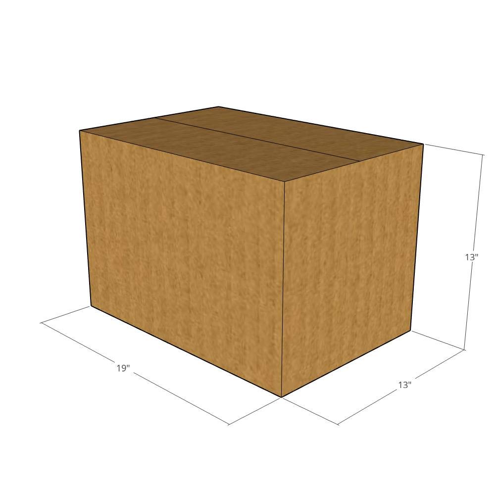 19x13x13 Inch 32 ECT Corrugated Shipping Boxes - Heavy Duty Moving & Storage Boxes for Ecommerce, Packing, and Home Organization