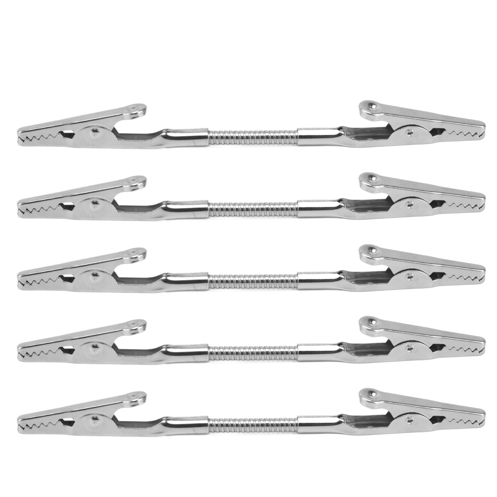 5Pcs Double Head Metal Clips - Heavy Duty Bendable Memo Clips for Photos, Documents, Notes | Office, School, Home Organization & Craft Projects