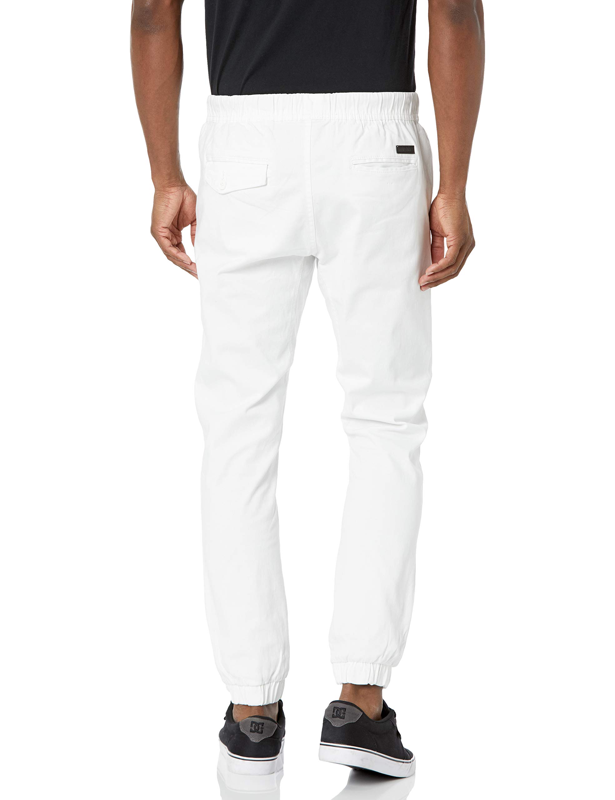 WT02 Men's Twill Jogger Pants - Comfortable Casual Sweatpants for Workout, Lounge & Everyday Wear | Elastic Waist, Multiple Pockets | Perfect for Gym, Running, Travel & Relaxing