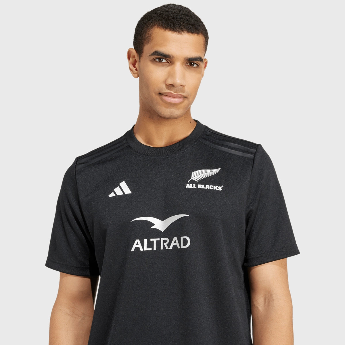Adidas All Blacks Rugby Supporters T-Shirt for Men & Women - Black - Perfect for Game Day & Fan Events