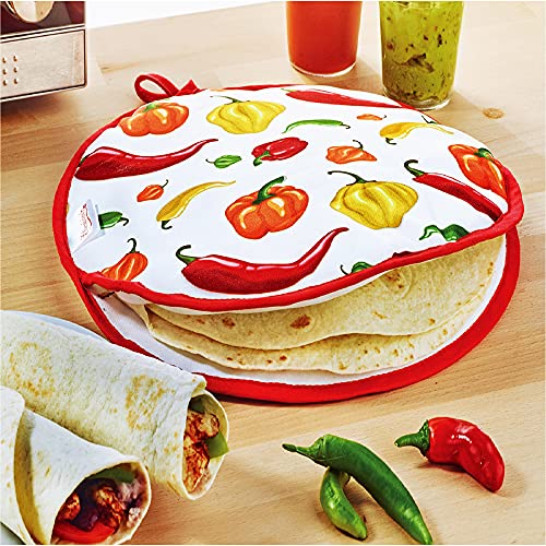 Hot Red Chili Pepper Carnival White