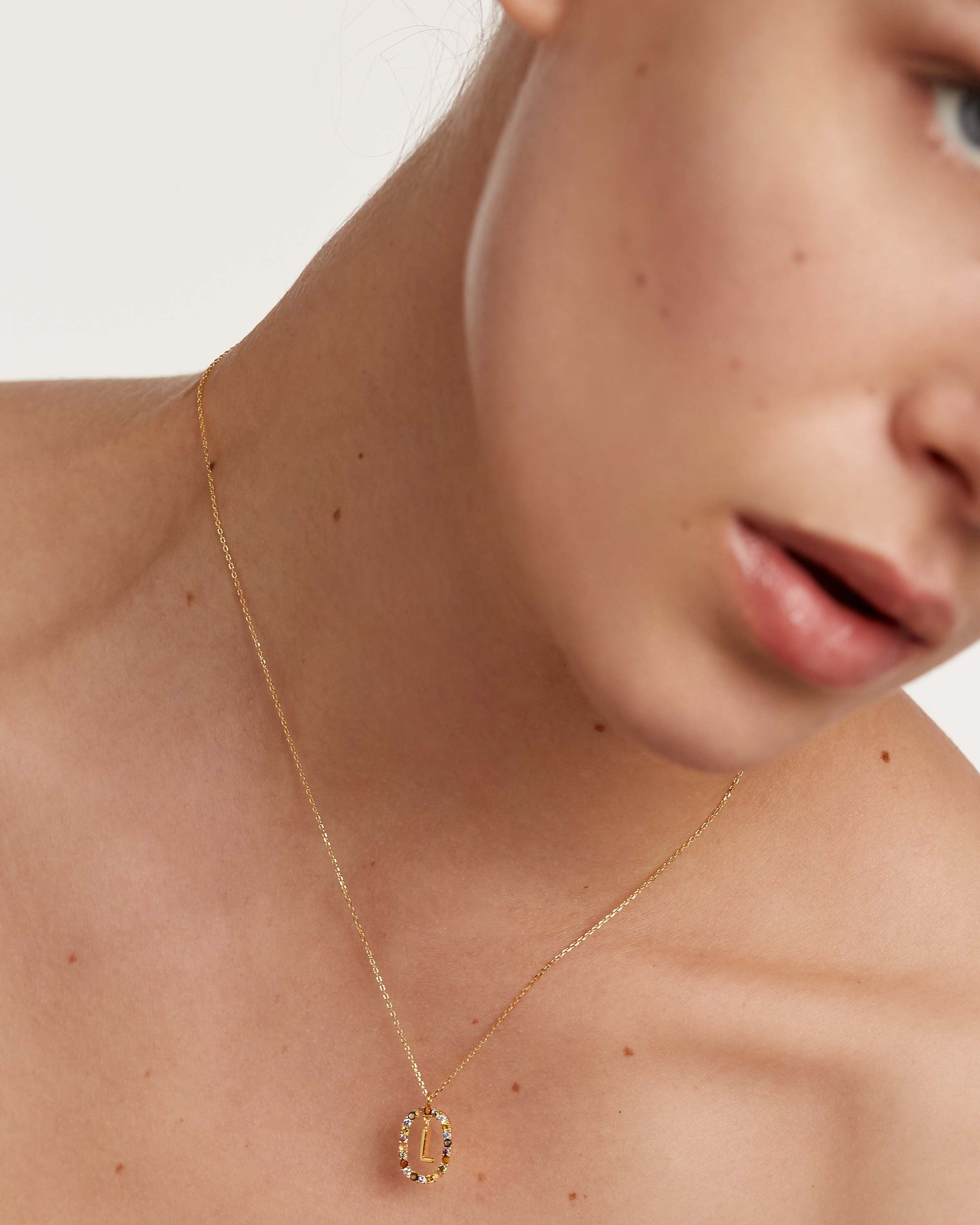 Letter L Necklace - Personalized Initial Pendant for Women & Girls - Elegant Gold & Silver Jewelry Gift for Birthday, Christmas & Valentine's Day - Perfect for Everyday Wear & Special Occasions