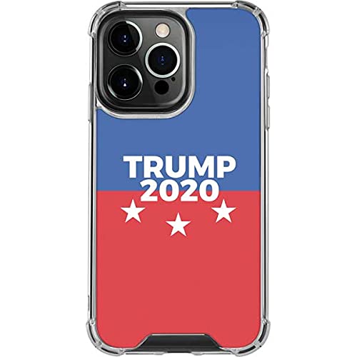 Skinit Clear Protective Phone Case for iPhone 13 Pro - Trump 2020 Design | Slim Scratch-Resistant Cover | Perfect for Everyday Use, Travel & Political Supporters