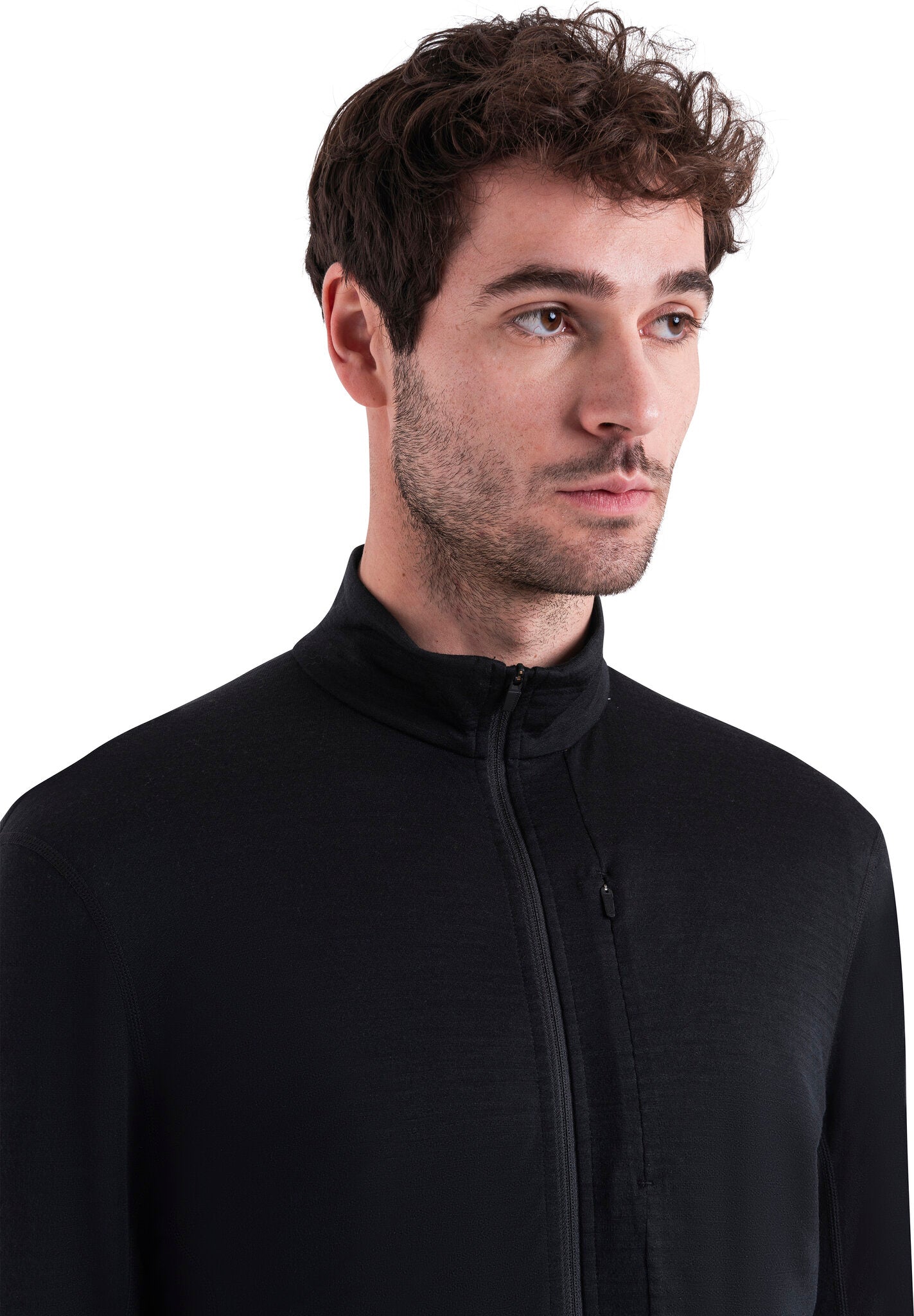 200 RealFleece Descender Merino Blend Long Sleeve Half Zip Top for Men - Warm & Breathable Base Layer for Hiking, Skiing & Outdoor Activities