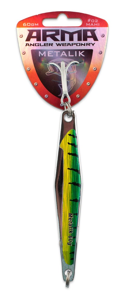 Arma Metalik Fishing Lure - Premium Metal Fishing Lure for Bass, Trout & Walleye - Perfect for Freshwater & Saltwater Fishing Adventures