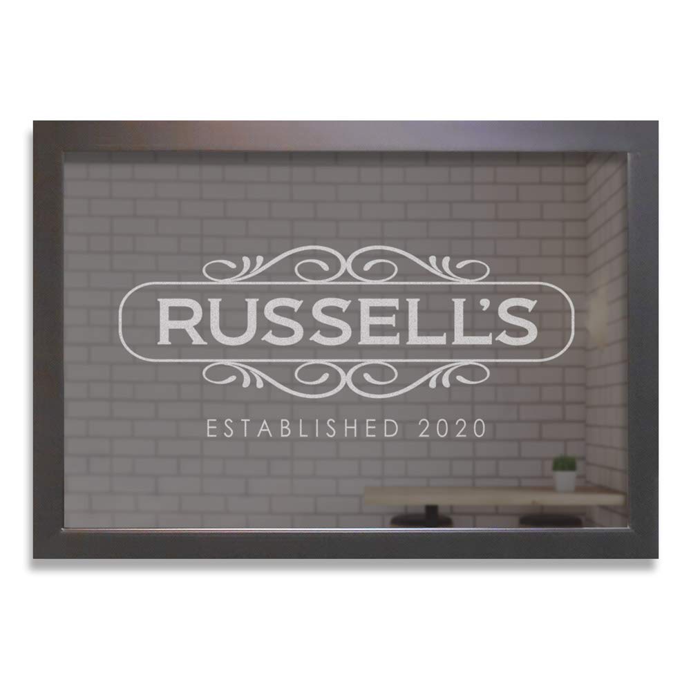 Personalized Engraved Bar Mirror 27