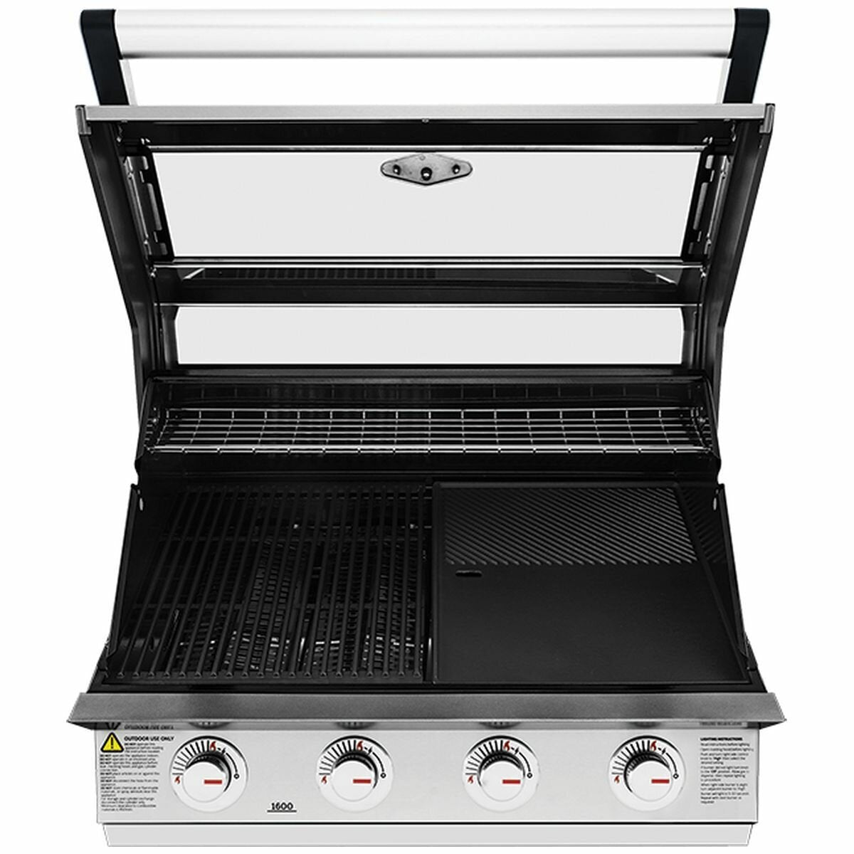 Beefeater 1600 Series SS 4-Burner Built-In BBQ Grill BBG1640SA – Perfect for Outdoor Cooking, Backyard Parties, and Family Gatherings