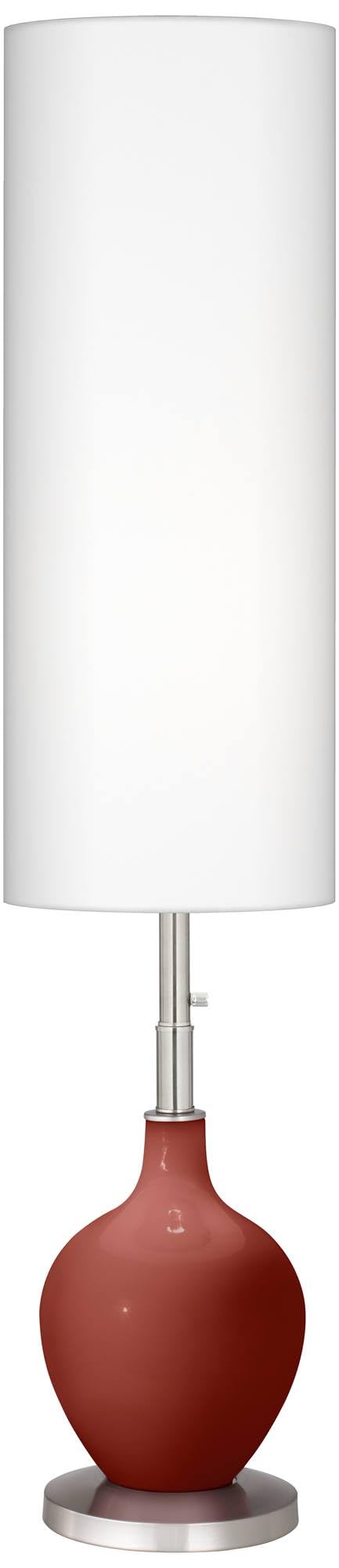 Modern Glass Madeira Red Floor Lamp - 60