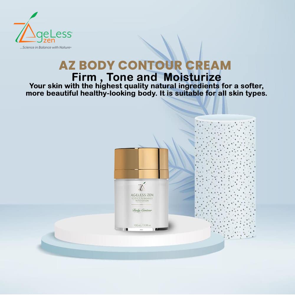 Premium Firming Body Cream for Skin Tightening & Wrinkle Reduction (3.38 FL Oz + Free Refill) - Hydrating Anti-Aging Formula for Sagging Skin - Best for Post-Pregnancy, Weight Loss & Age-Defying Body Care