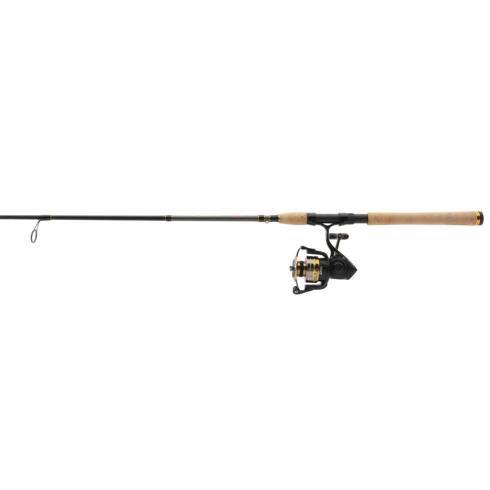 Battle IV Spinning Rod and Reel Combo - Premium Fishing Gear for Freshwater & Saltwater Anglers - Perfect for Bass, Trout, and Walleye Fishing