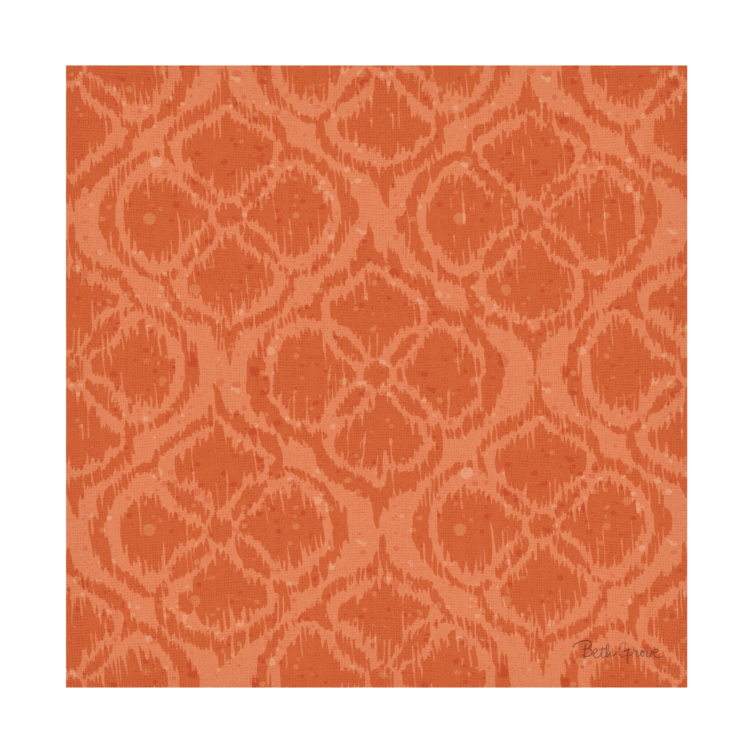 Beth Grove 'Harvest Bouquet Pattern VC' Floral Canvas Wall Art Print - Handmade Home Decor for Living Room, Bedroom & Office