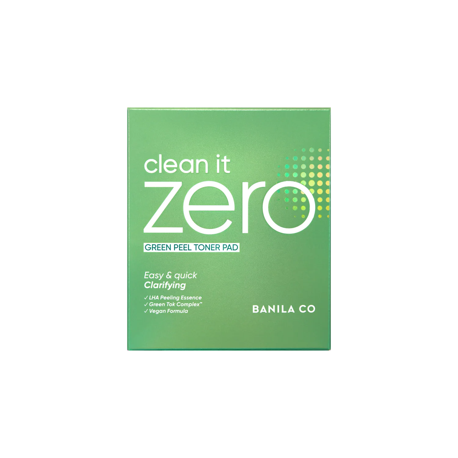 BANILA CO Clean It Zero Green Peel Toner Pads - 70 Count (200ml) | Exfoliating & Pore-Cleansing Facial Treatment | Perfect for Daily Skincare Routine & Travel