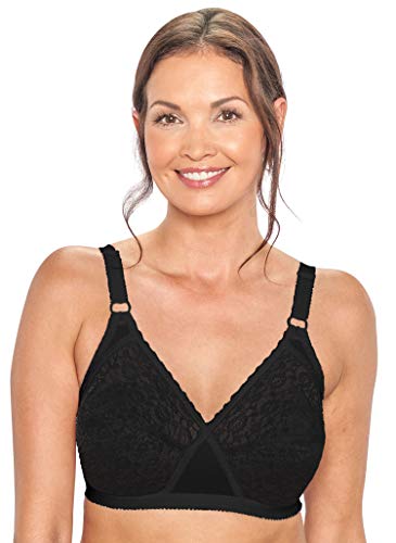 Wireless Lace Bra for Women - Comfortable Seamless Bralette with Adjustable Straps - Perfect for Yoga, Sleepwear and Everyday Wear