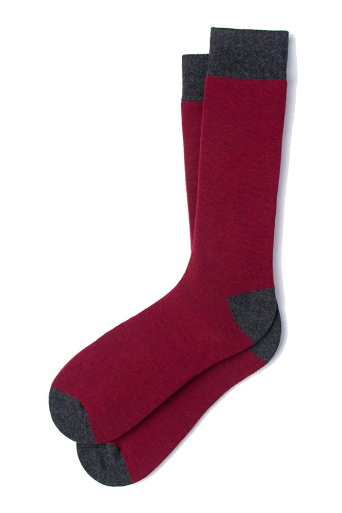 Premium Men's Luxury Crew Dress Socks - Classic Solid Hipster Designer Socks for Formal Wear, Business & Special Occasions