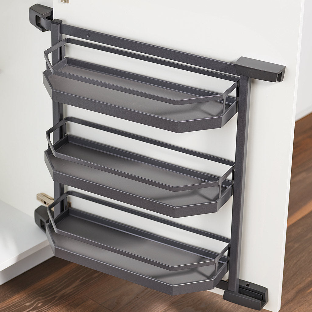 Tandem Side for Base Cabinets - Durable Kitchen Cabinet Organizer for Storage & Space Saving - Perfect for Pantry, Garage, and Home Organization