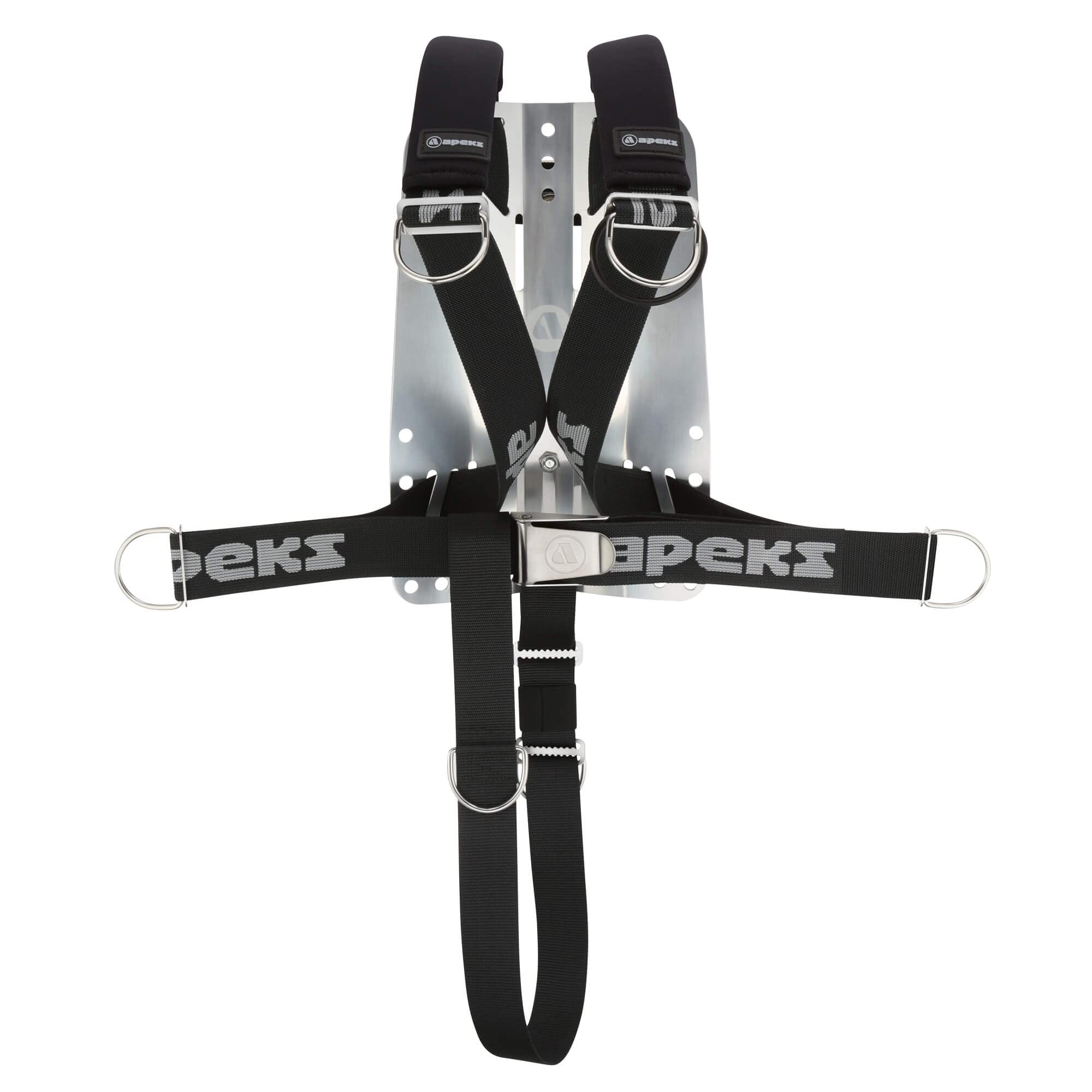 Apeks Deluxe One Piece Web Harness - Premium Scuba Diving Harness for Comfort & Safety - Perfect for Professional Divers & Underwater Adventures