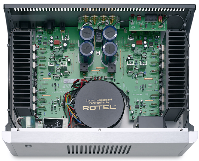 Rotel RB-1552 MKII Stereo Power Amplifier - 120W x 2 Channel HiFi Audio System for Home Theater & Music Listening