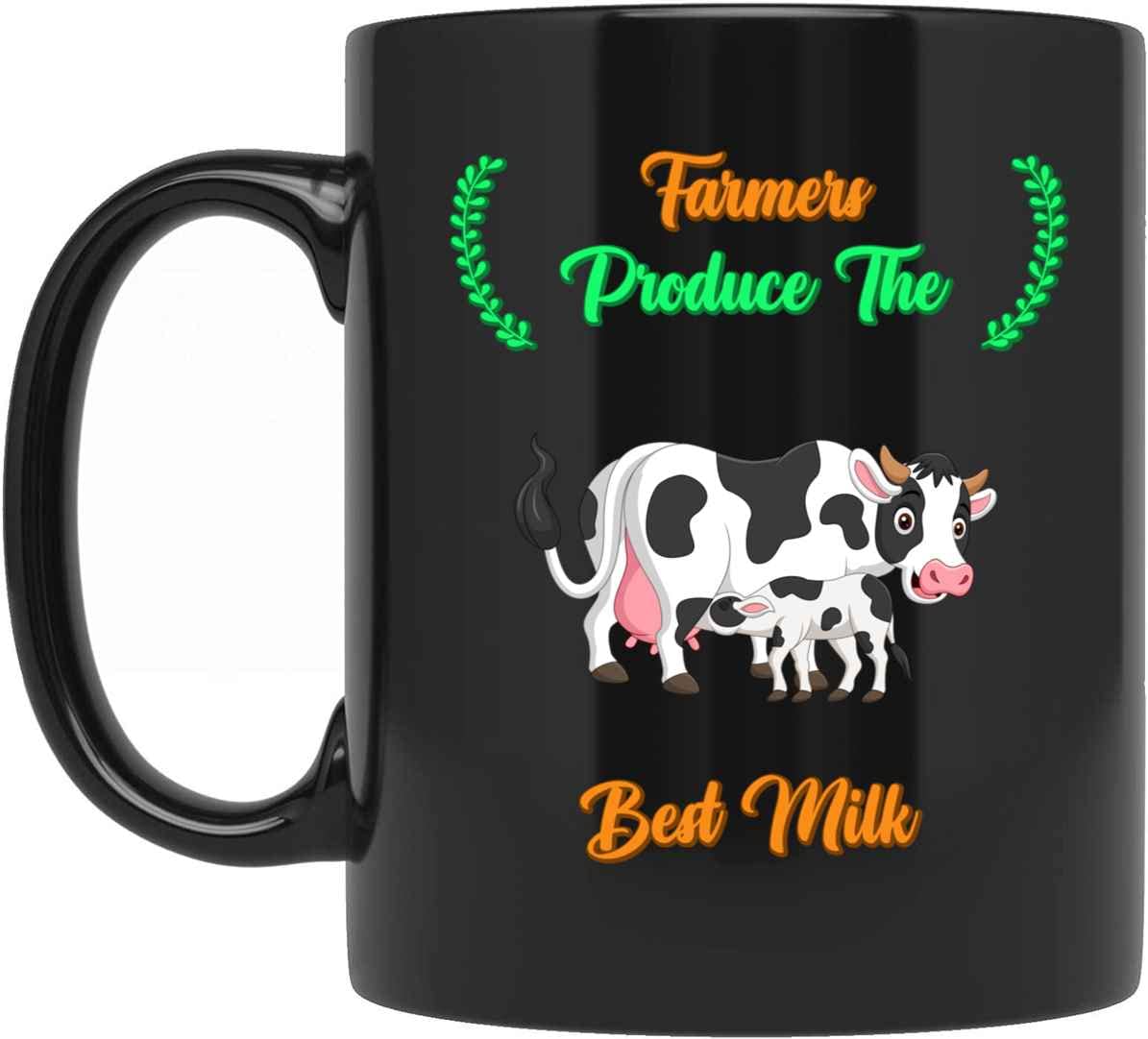 Personalized Funny Breastfeeding Coffee Mug - Ceramic Tea Cup for Nursing Moms with 'Farmers Milk Support' Design - Perfect for Mother's Day Gifts, New Mom Humor & Breastfeeding Support Groups (454211)