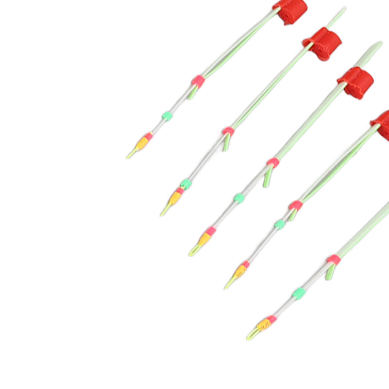 15Pcs Ice Fishing Rod Top Tips - Portable Mini Winter Fishing Pole Tip Accessories for Ice Fishing Tackle - Great for Ice Angling, Winter Fishing & Outdoor Adventures