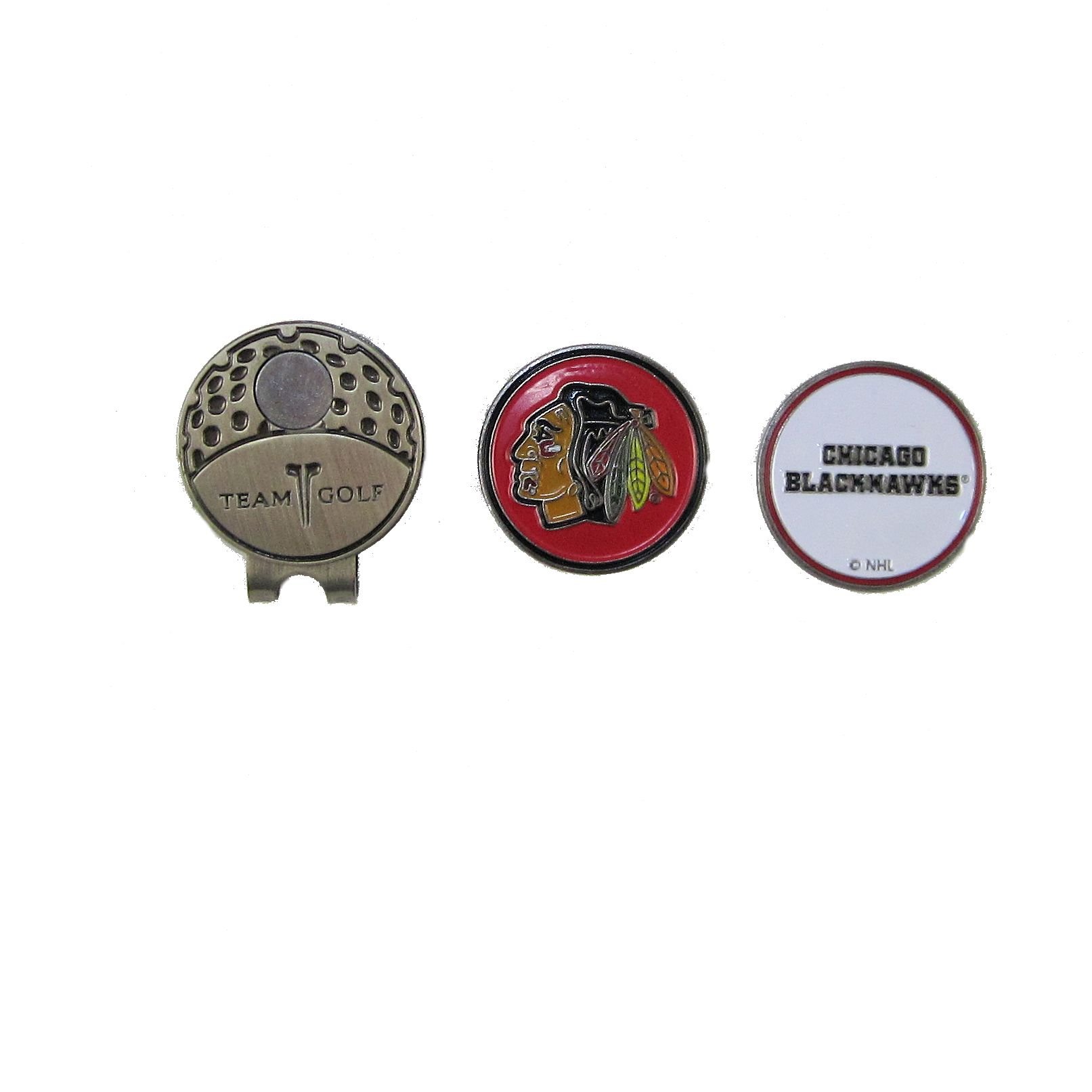 Team Golf NHL Golf Cap Clip with 2 Removable Double-Sided Enamel Magnetic Ball Markers - Easy Hat Attachment for Golfers & Sports Fans - Perfect for Golf Courses, Games & Outdoor Activities