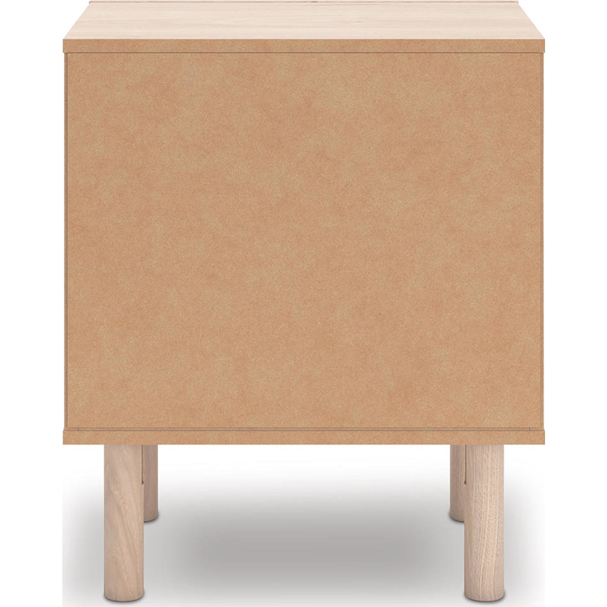 Arloster Nightstand in Tan - Modern Bedside Table with Drawer for Bedroom, Living Room, or Office - Perfect for Storage and Organization