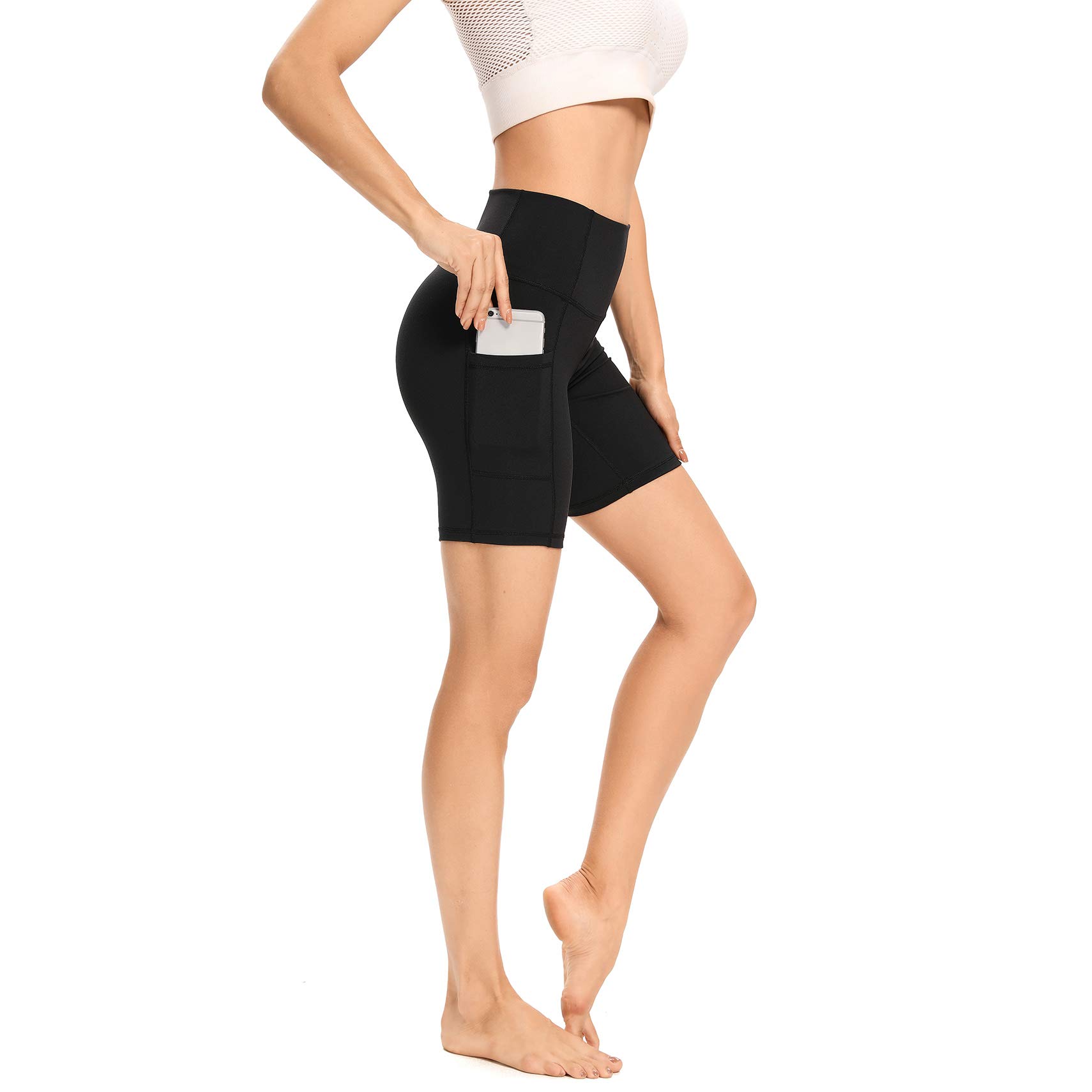 LXNMGO High Waist Yoga Shorts for Women - 2
