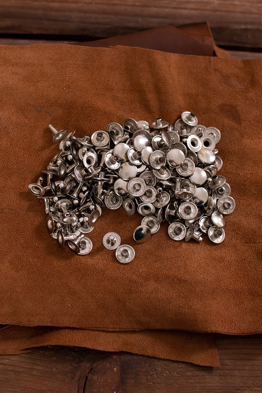 Hollow Rivet KØ11.0 x L9.0 mm Iron/Nickel - Heavy Duty Fasteners for Metal Fabrication, Automotive & Industrial Applications