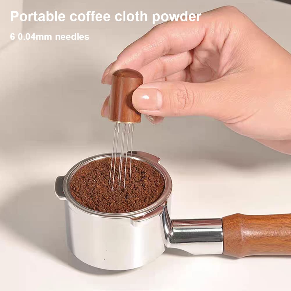 Premium WDT Coffee Distribution Tool - Espresso Stirrer & Tamper Needle Dispenser for Perfect Coffee Grounds | Barista Accessories for Home & Professional Use