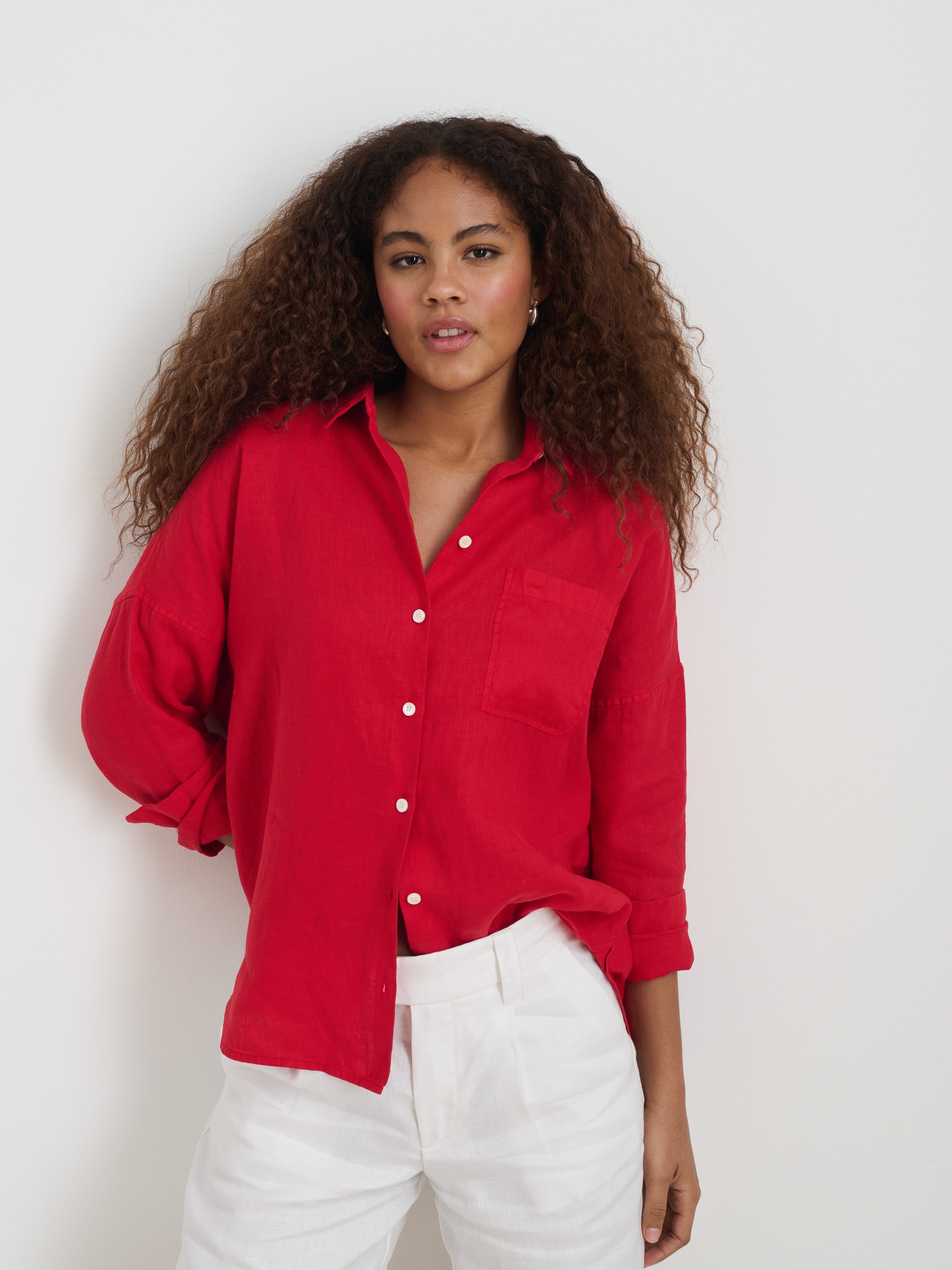 Premium Linen Shirt for Men & Women - Breathable & Comfortable Summer Casual Wear - Perfect for Beach, Travel & Outdoor Activities